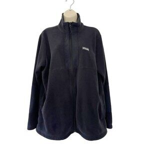 Columbia Women’s Sz XL Benton Springs Black Full-Zip Fleece Jacket